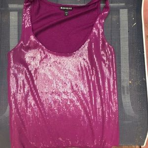 Express Sequined Tank Top